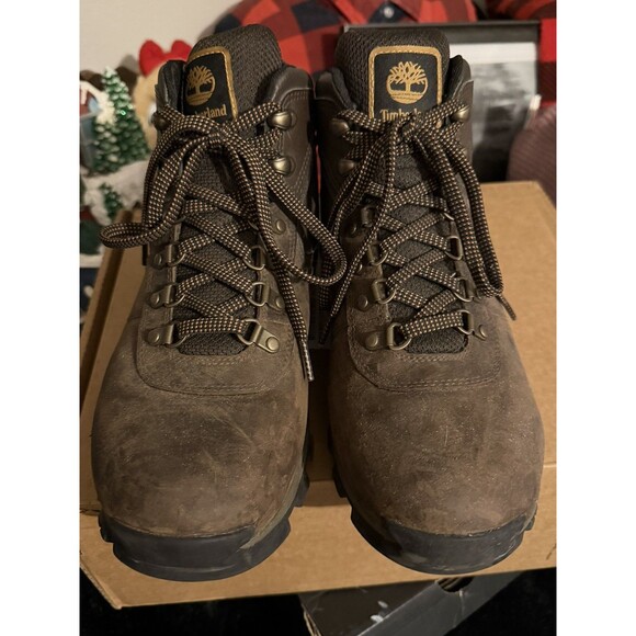 Timberland Mt Maddsen Mid Waterproof Hiking Boots Men\'s Size 10.5 Brown Leather main image 3